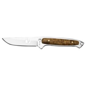 Elk Ridge Fixed blade Burr wood handle