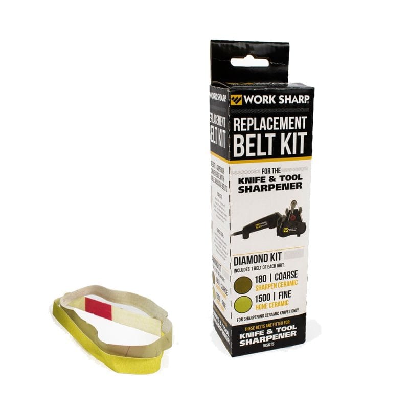 Work Sharp Diamond Belt Kit 1x180 Grit and 1x1500 Grit | SportingCutlery.co.uk