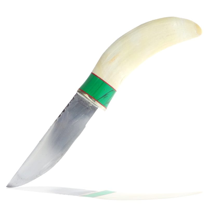 Mick Wardell Sperm Whale Tooth Fixed Blade Knife | SportingCutlery.co.uk