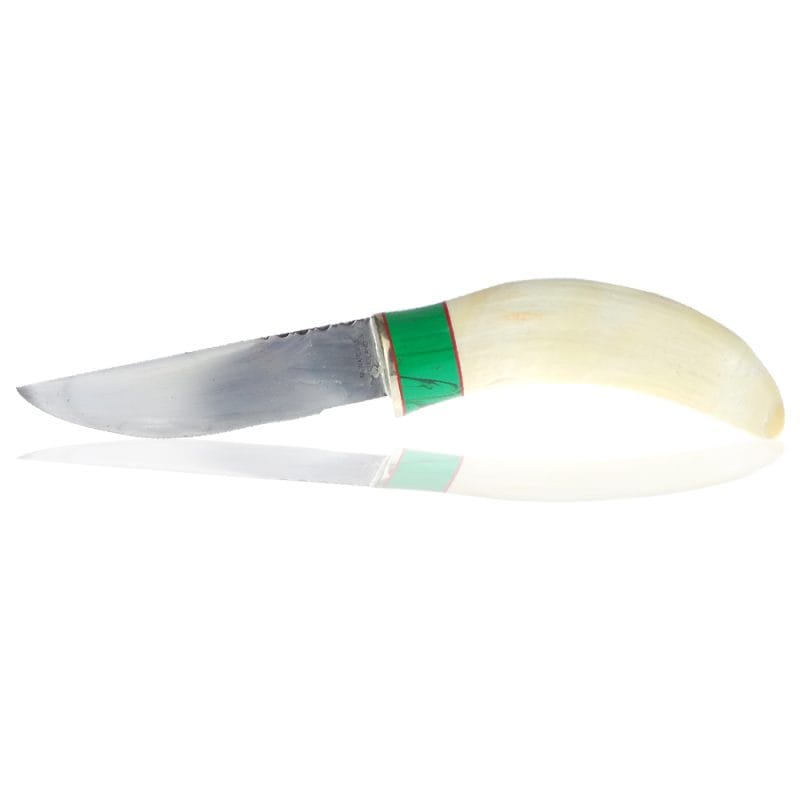 Mick Wardell Sperm Whale Tooth Fixed Blade Knife | SportingCutlery.co.uk