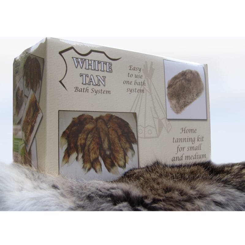 White Tan Tanning Kit For Small to Medium Sized Mammals | SportingCutlery.co.uk