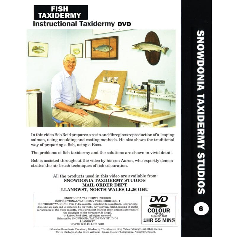 Taxidermy Instructional DVD - Fish No.6 | SportingCutlery.co.uk