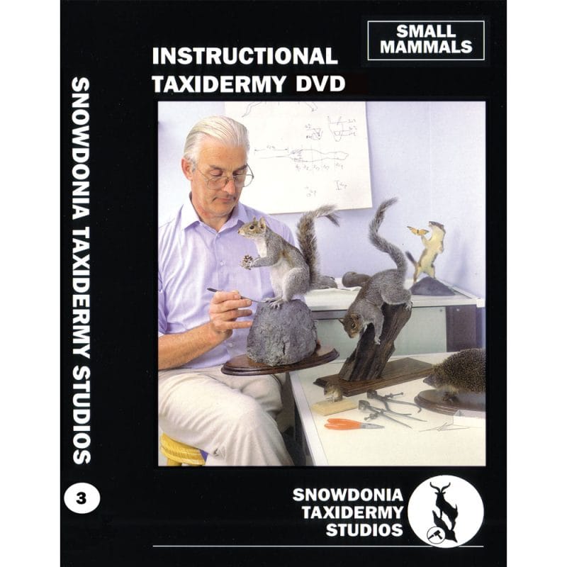 Taxidermy Instructional DVD - Small Mammals No.3 | SportingCutlery.co.uk