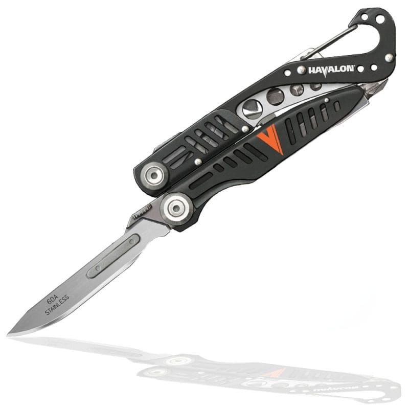 Havalon Evolve Multi Tool Black Blaze Orange | SportingCutlery.co.uk