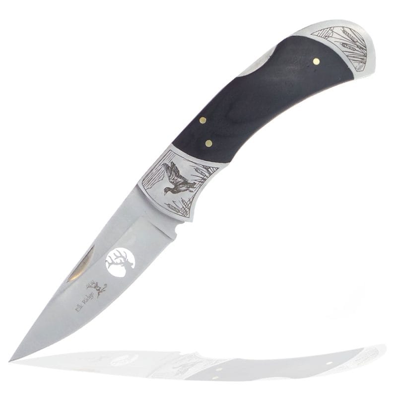 Elk Ridge Duck Scene Folding Knife | SportingCutlery.co.uk