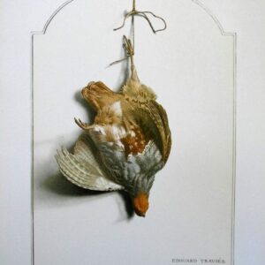 Grey Partridge Bird Wildlife Artist Painting Dead Game Print | SportingCutlery.co.uk