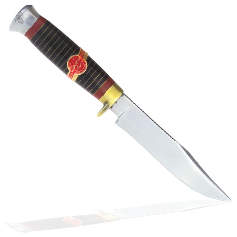 William Rodgers 5 Inch Clip Point Bowie with Brown Sheath | SportingCutlery.co.uk