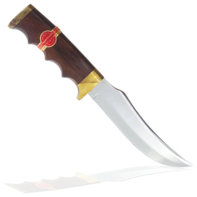 William Rodgers 5 Inch Trailing Point Blade with Wood and Brass Handle | SportingCutlery.co.uk