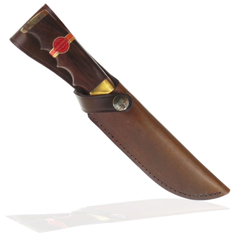 William Rodgers 5 Inch Trailing Point Blade with Wood and Brass Handle | SportingCutlery.co.uk