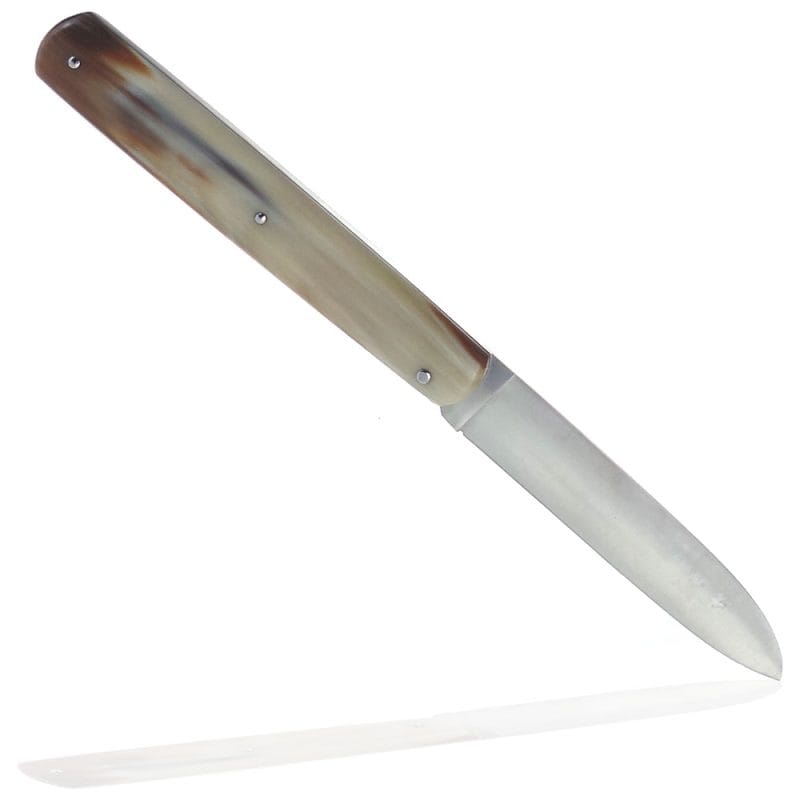 Renaud Aubry 4 inch Folder with Horn Handle | SportingCutlery.co.uk