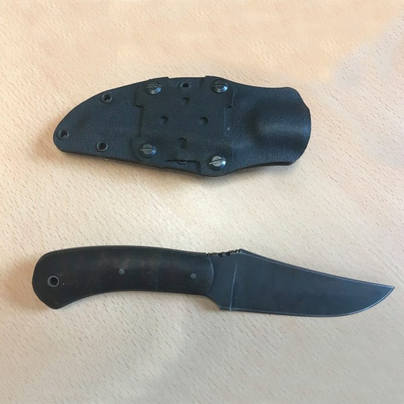 Winkler Knife ll - Blue Ridge Hunter and Kydex Sheath | SportingCutlery.co.uk