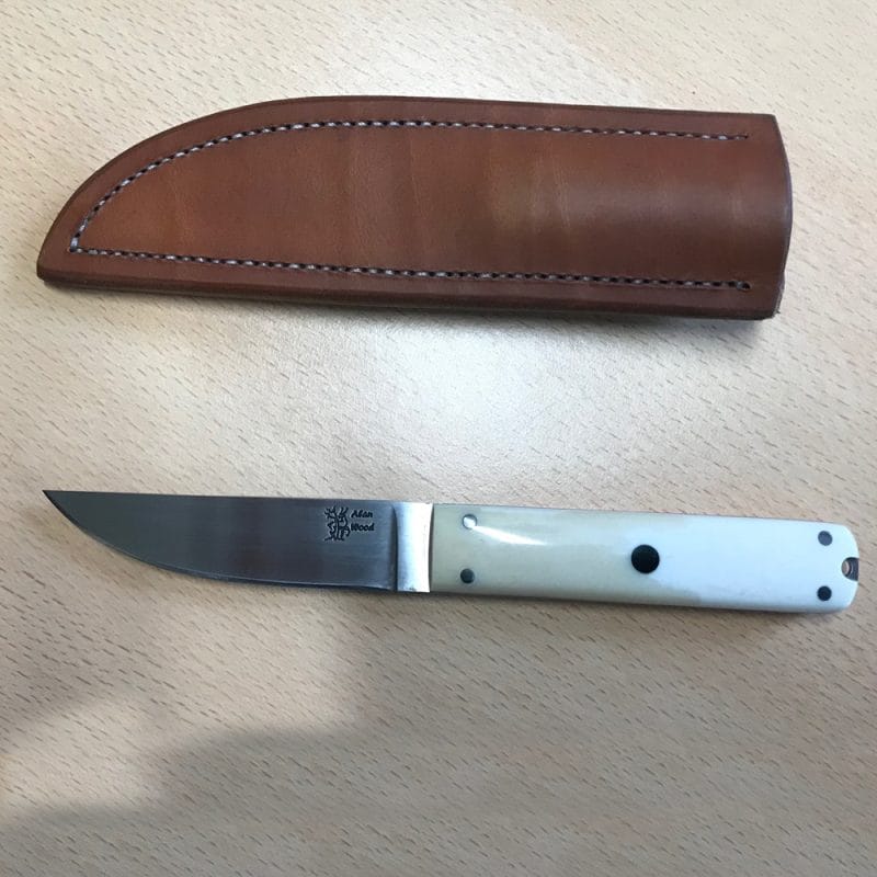 Hand Made Alan Wood Fixed Blade Sheath Knife | SportingCutlery.co.uk
