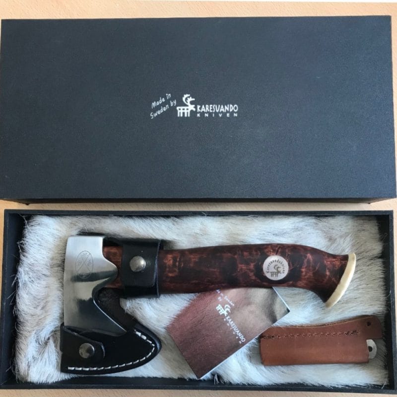 Karesuando Small Hatchet / Axe Dark Birch Handle | SportingCutlery.co.uk