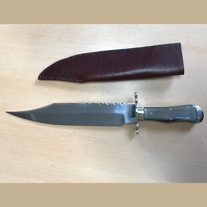 J E Middleton & Sons Bowie Knife Horn Handle | SportingCutlery.co.uk