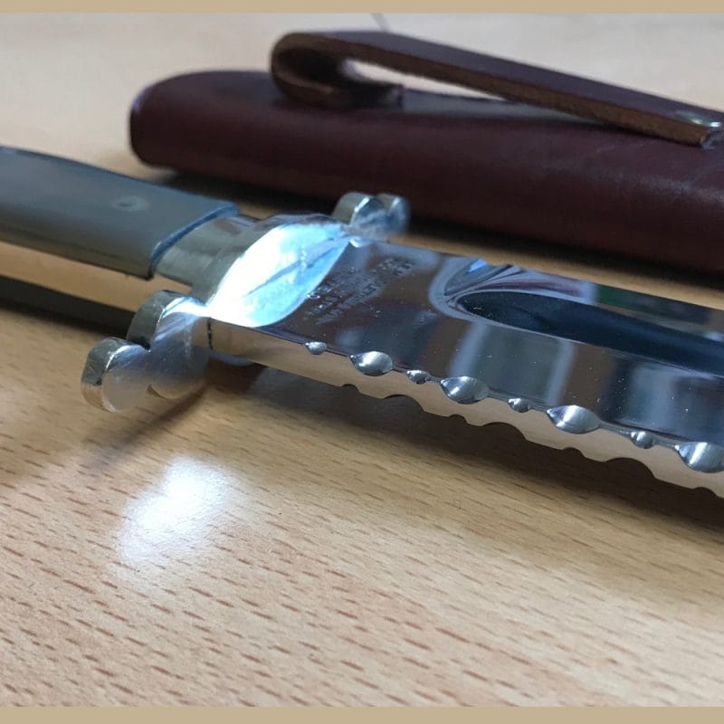 J E Middleton & Sons Bowie Knife Horn Handle | SportingCutlery.co.uk