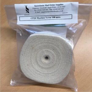 CP20 Manikin Scrim Fine for Taxidermy - 100m | SnowdoniaSupplies.co.uk