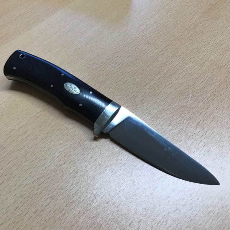 Fallkniven HK9 3G steel. Maroon micarta handle | SportingCutlery.co.uk