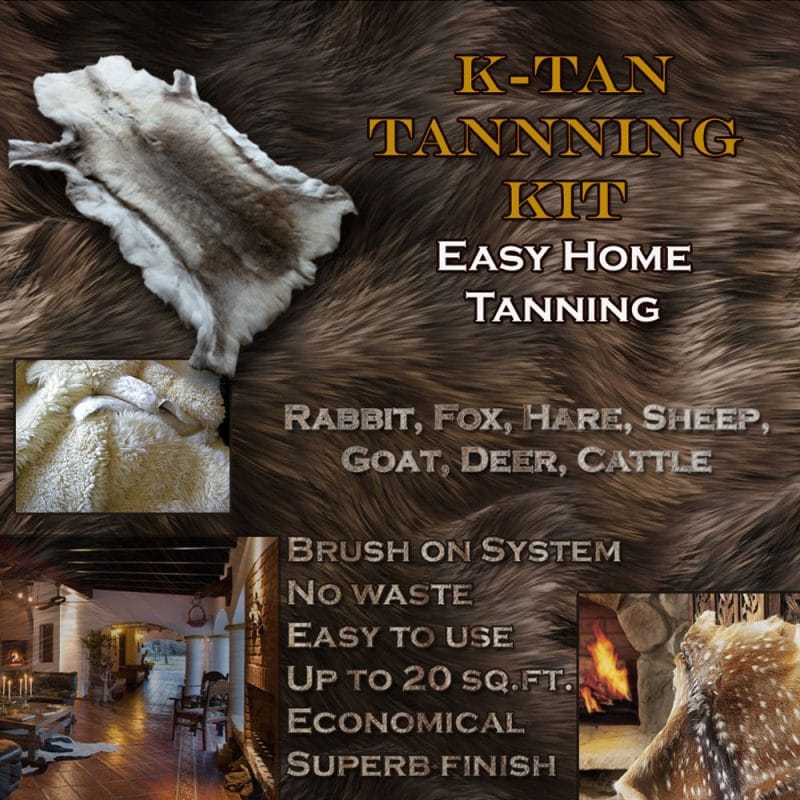 K-Tan Tanning Kit For Medium to Large Sized Mammals | SportingCutlery.co.uk