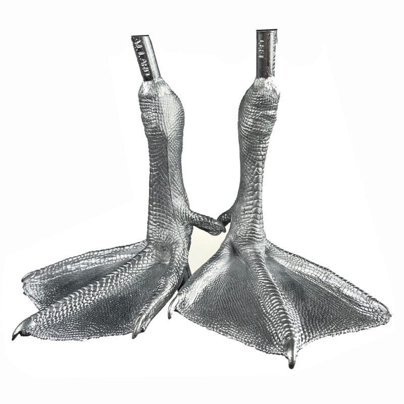 Pewter Bird Feet Mallard