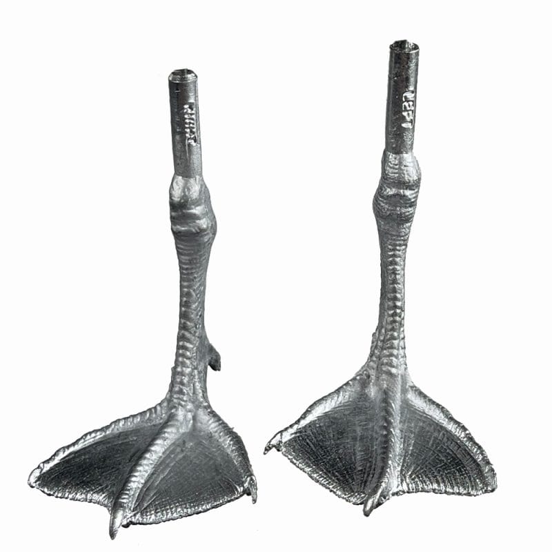 Pewter Bird Feet Mini Goose