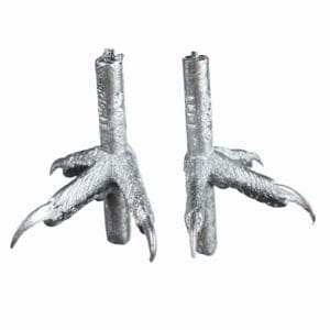 Pewter Bird Feet Owl