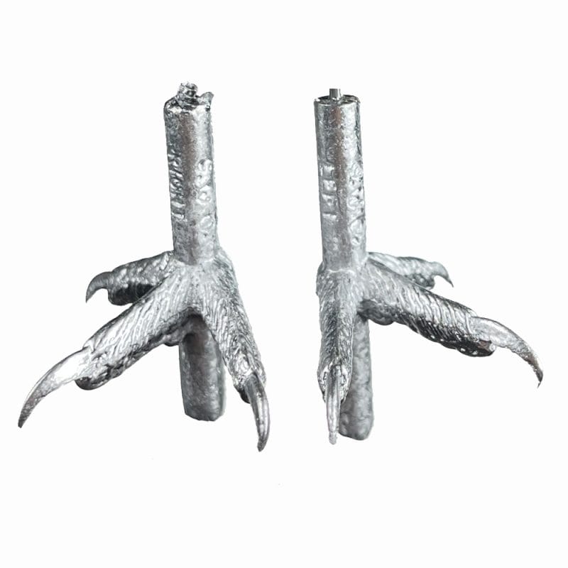 Pewter Bird Feet Owl