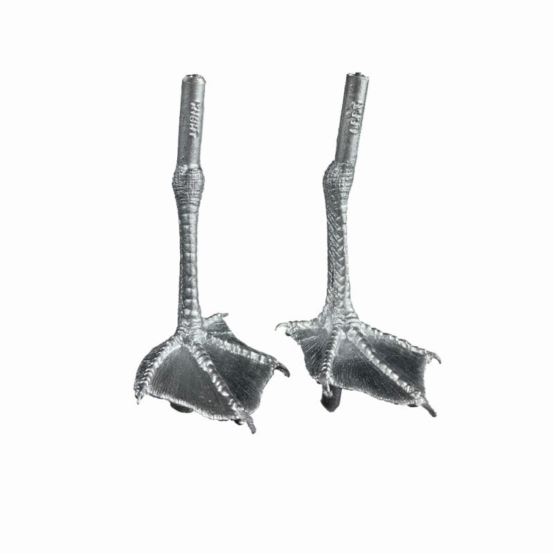 Pewter Bird Feet Mini Pelican