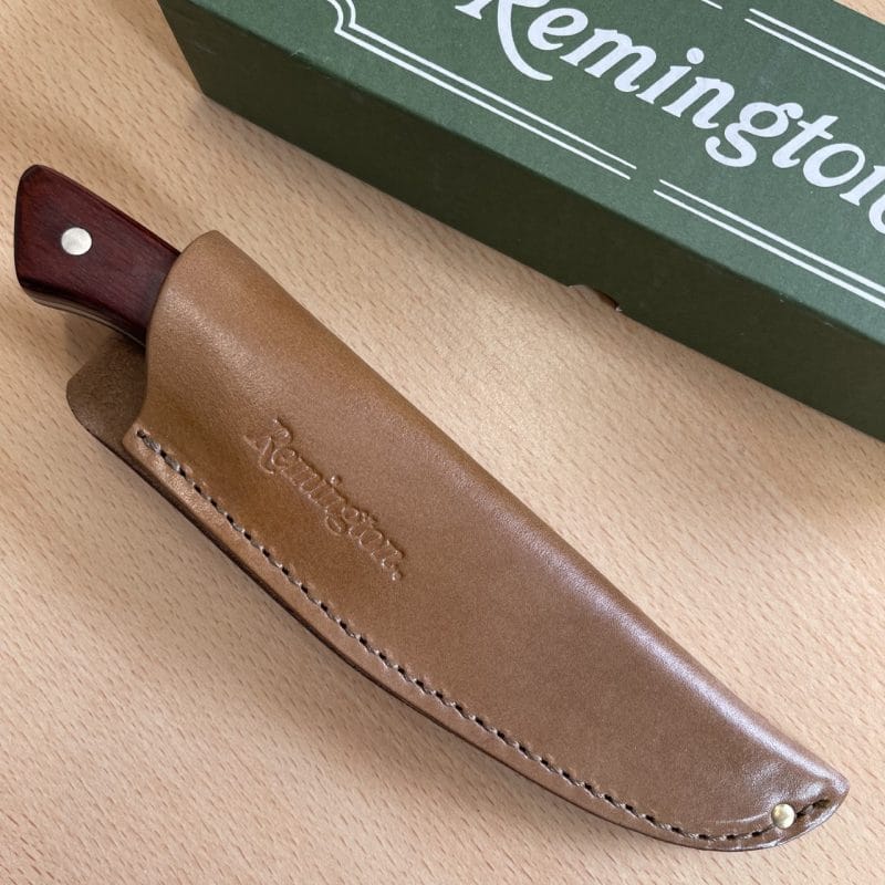 Remington UMC Fixed Blade with Leather Sheath - Made in the USA - Image 2