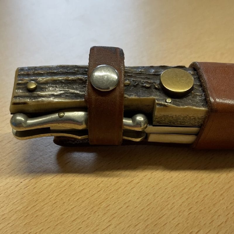 Herbertz Berlangerungsdolch Stag Folding Bowie Knife - Image 7