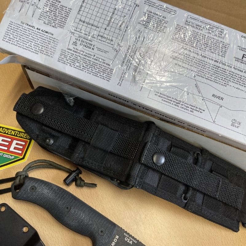 Esee - 5 Rowen Downed Pilot Survival Knife with Molle & Kydex Sheath - Image 5