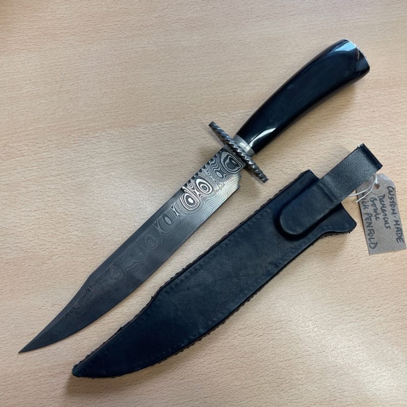 Penfold Custom Damascus Bowie - Image 2