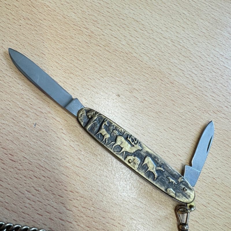 Armitron Gentlemans Pocket Knife Deer Scene - Image 4