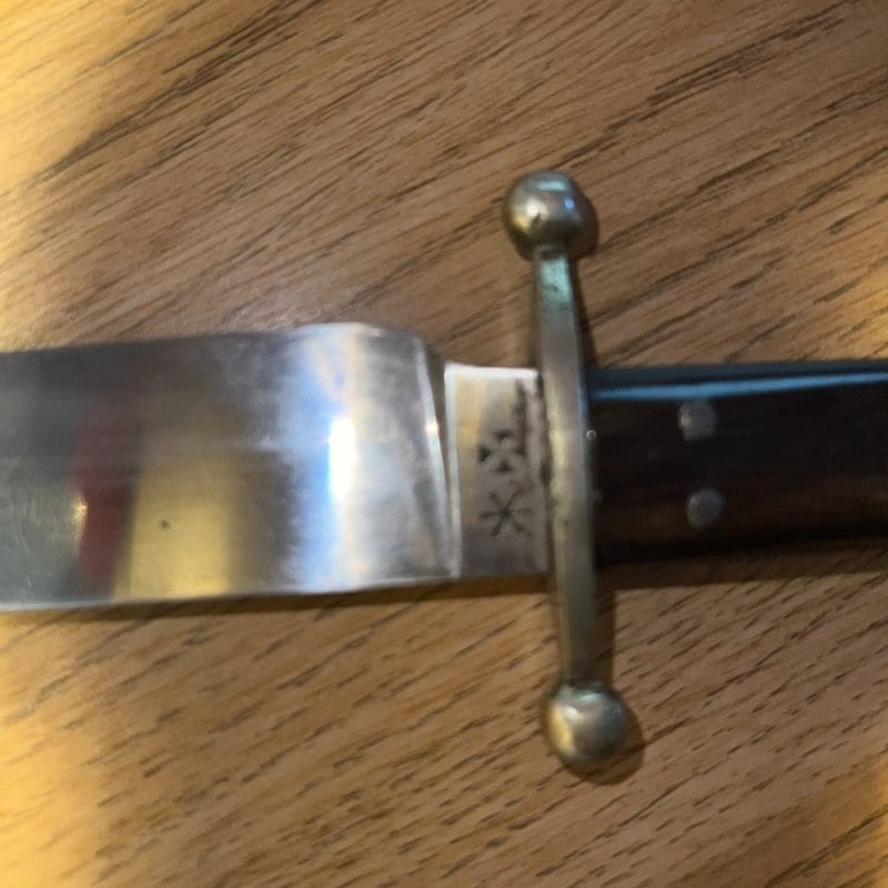 J Rodgers & Sons Antique Knife with original scabbard - Image 7