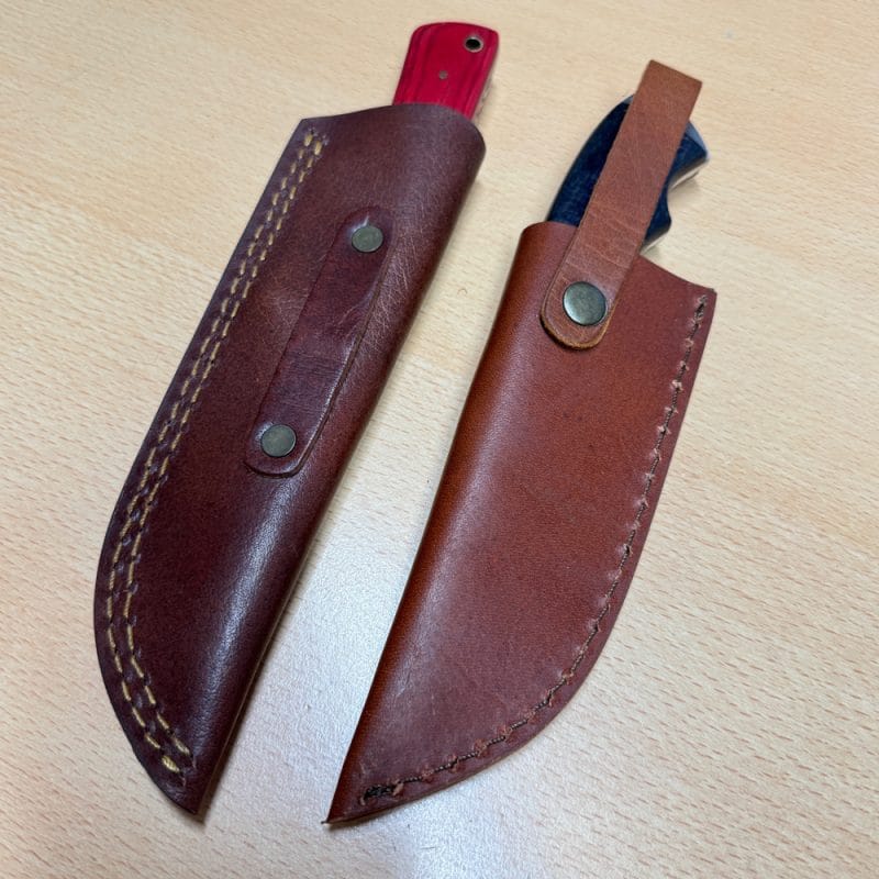 A Pair of Damascus Hunting Knives - Image 4