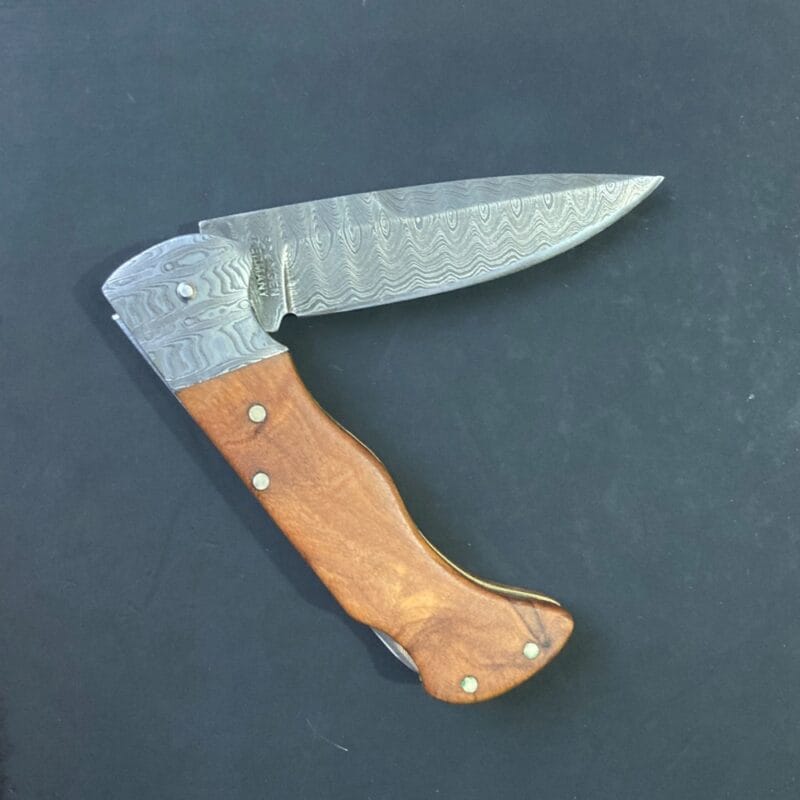 Boker Damascus 2005 Year Folding Knife