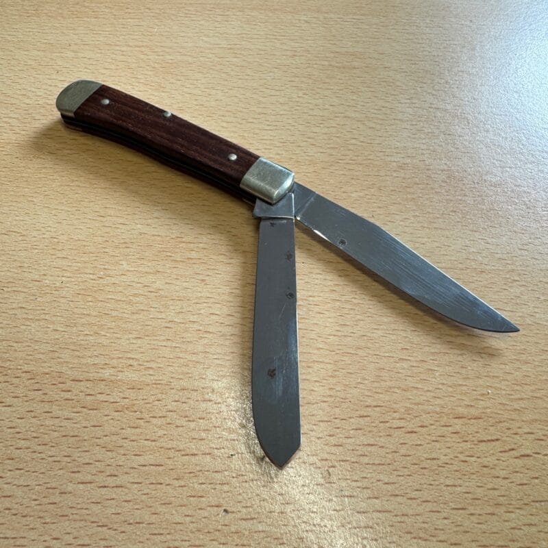 Böker twin blade 2525 wooden handle - Image 2