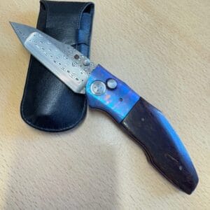 Allen Elishewitz Anubis Creedmore Snakewood Damascus