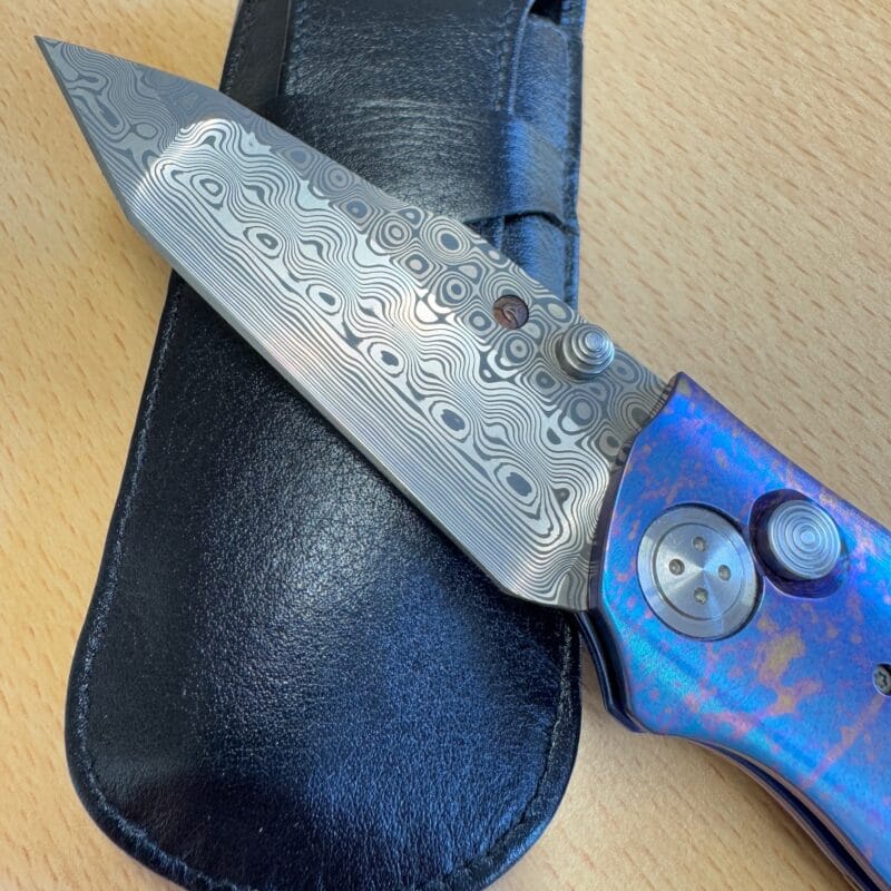 Allen Elishewitz Anubis Creedmore Snakewood Damascus - Image 6