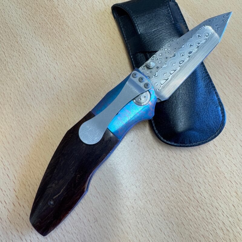 Allen Elishewitz Anubis Creedmore Snakewood Damascus - Image 5
