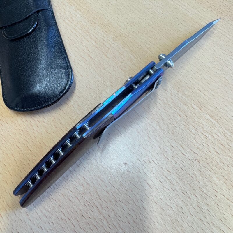 Allen Elishewitz Anubis Creedmore Snakewood Damascus - Image 2