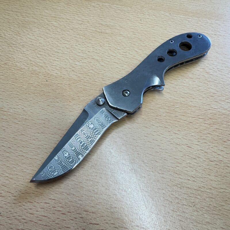 Crawford Combat Damascus Folder