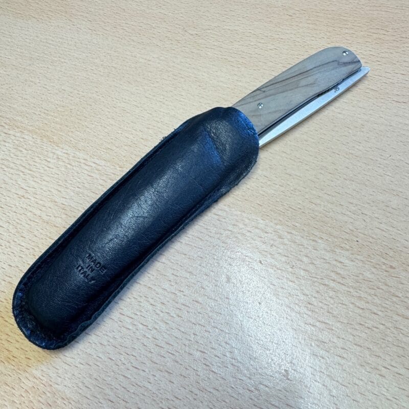 Maserin Folder wood handle leather pouch - Image 5