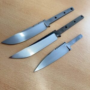 3 x Hand made blade blanks