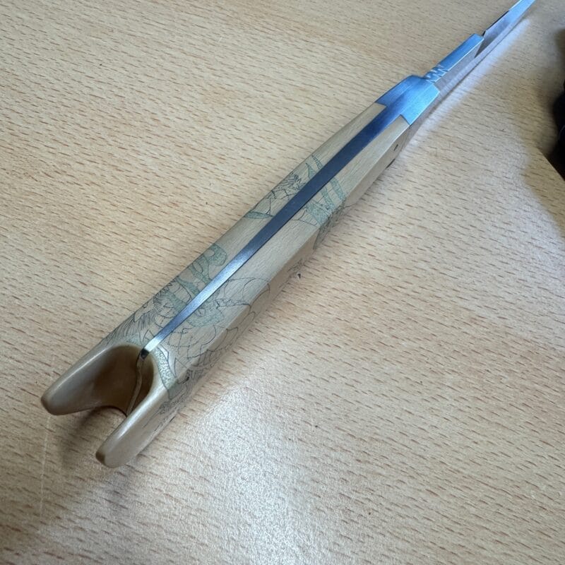 Fixed Blade knife with leather sheath - Image 7