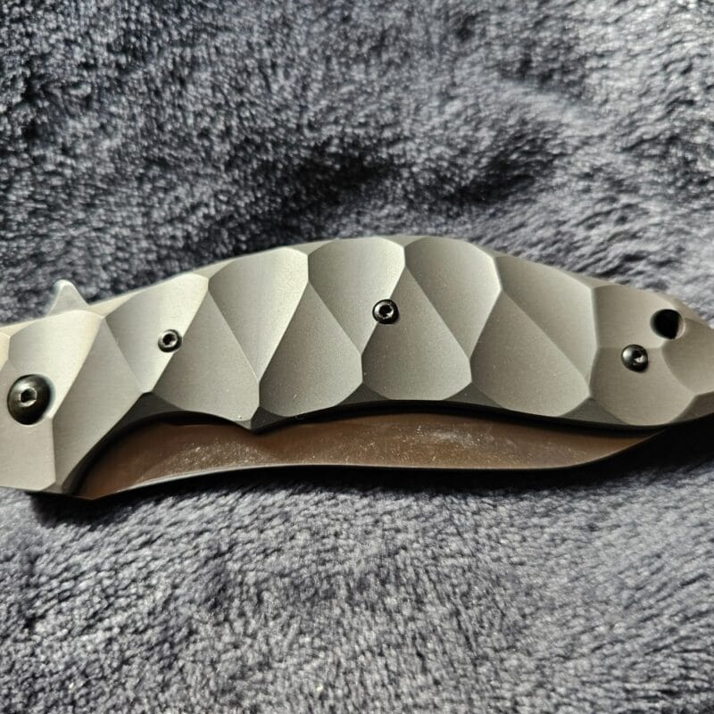 Fox Knives Anso Flipper - TITANIUM (FKMD) - Image 2