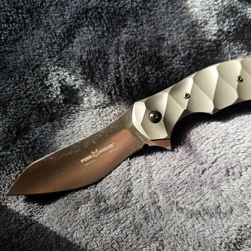 Fox Knives Anso Flipper - TITANIUM (FKMD) - Image 6