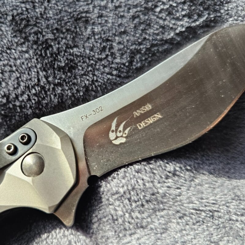 Fox Knives Anso Flipper - TITANIUM (FKMD) - Image 8
