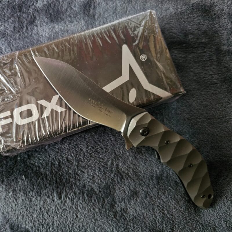 Fox Knives Anso Flipper - TITANIUM (FKMD) - Image 10
