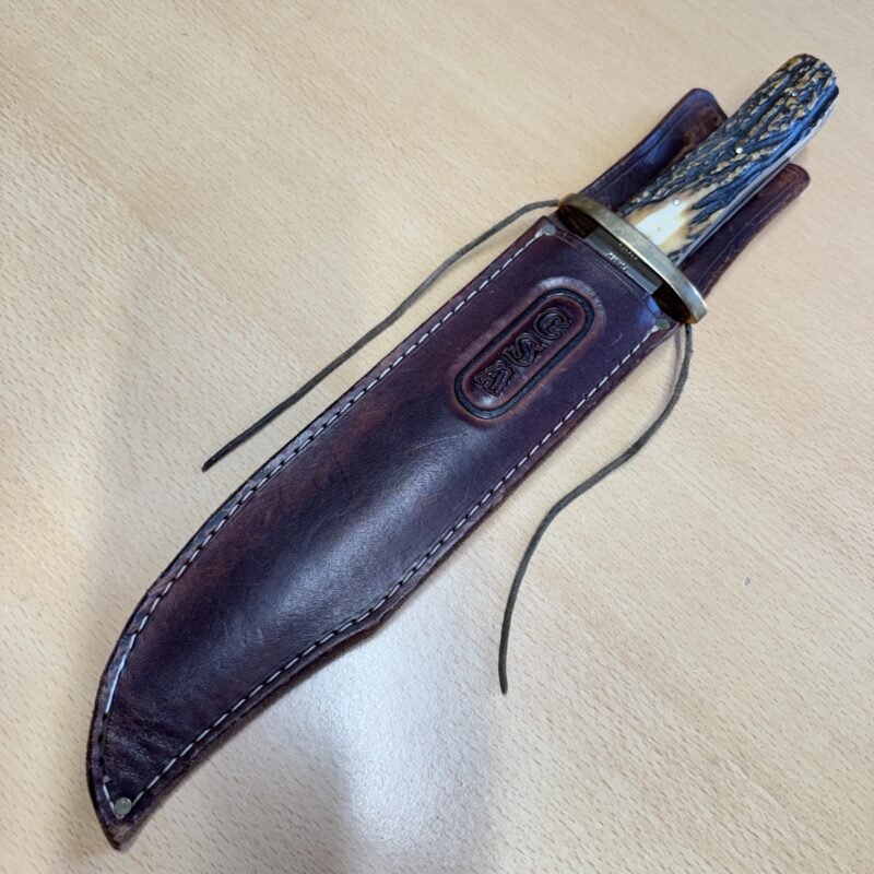 Hand Forged Stag Handle Bowie Knife Marked R. Middleton - Image 8