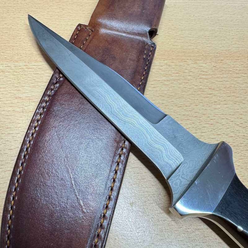 Jim Lee fixed blade damascus - Image 3